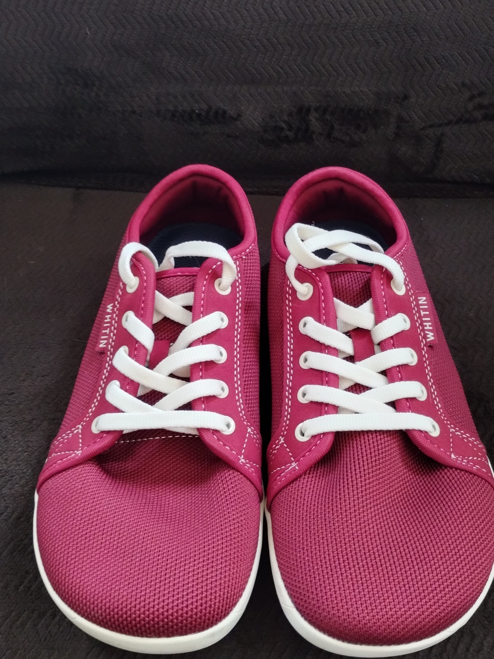 WHITIN Women's Casual Lace-Up Sneakers in Magenta 40EU/9.5